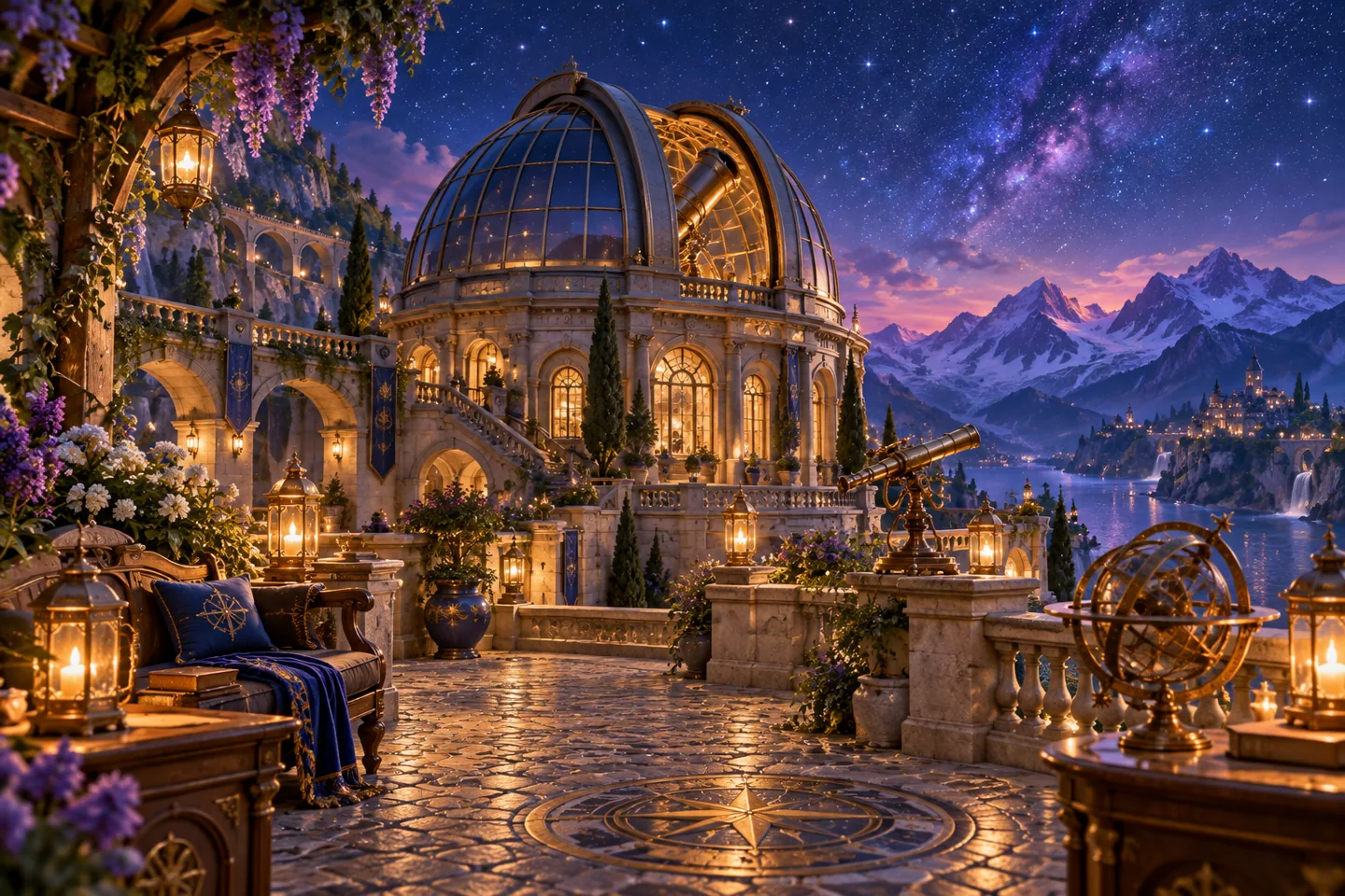 Starfall Heights at lantern-light